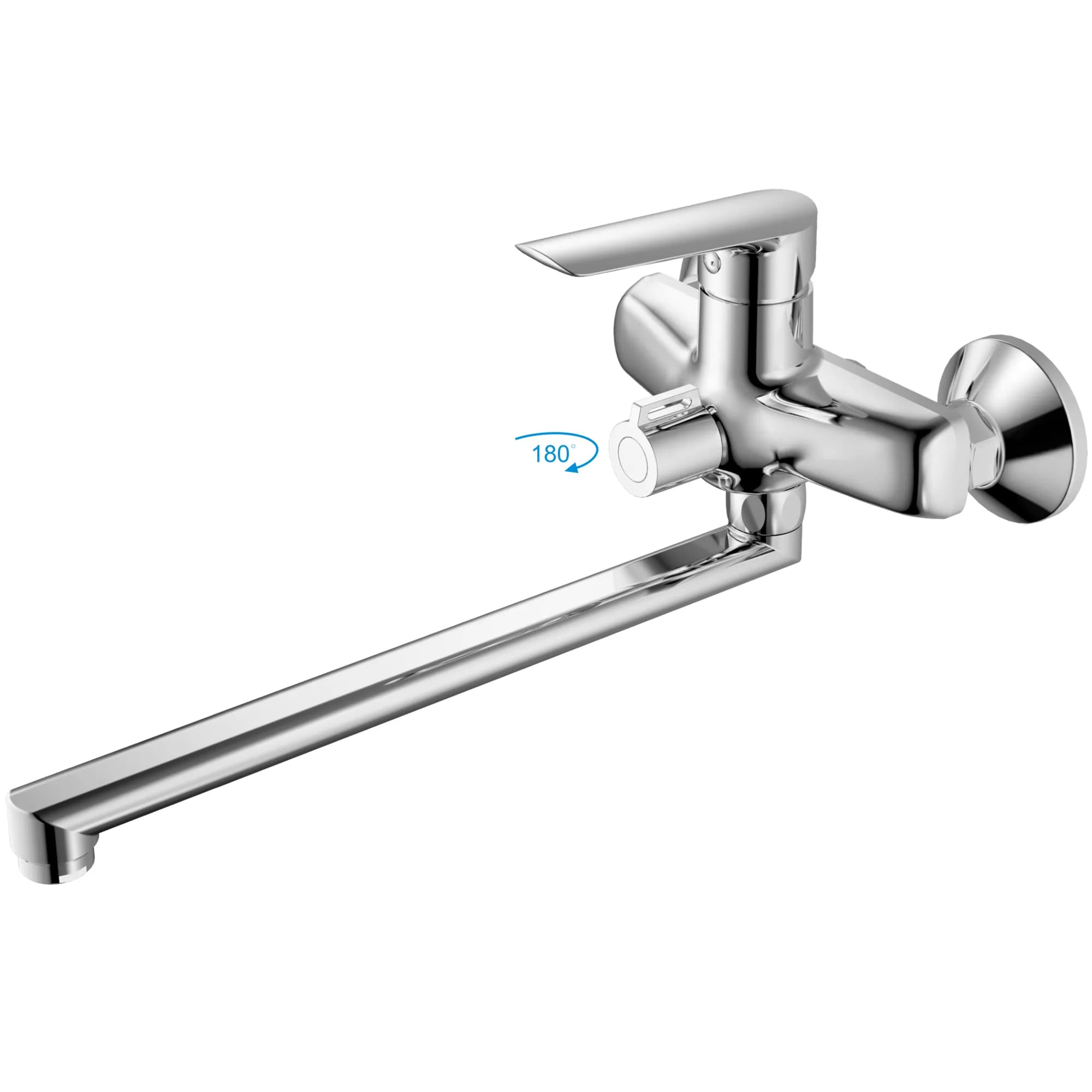 Смеситель для ванны Haiba HB 22198, хром