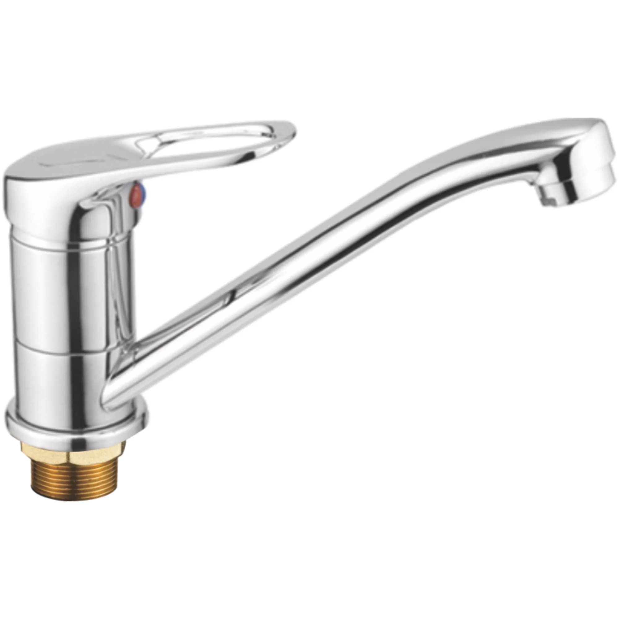 Смеситель для кухни Haiba HB 4537-2, хром