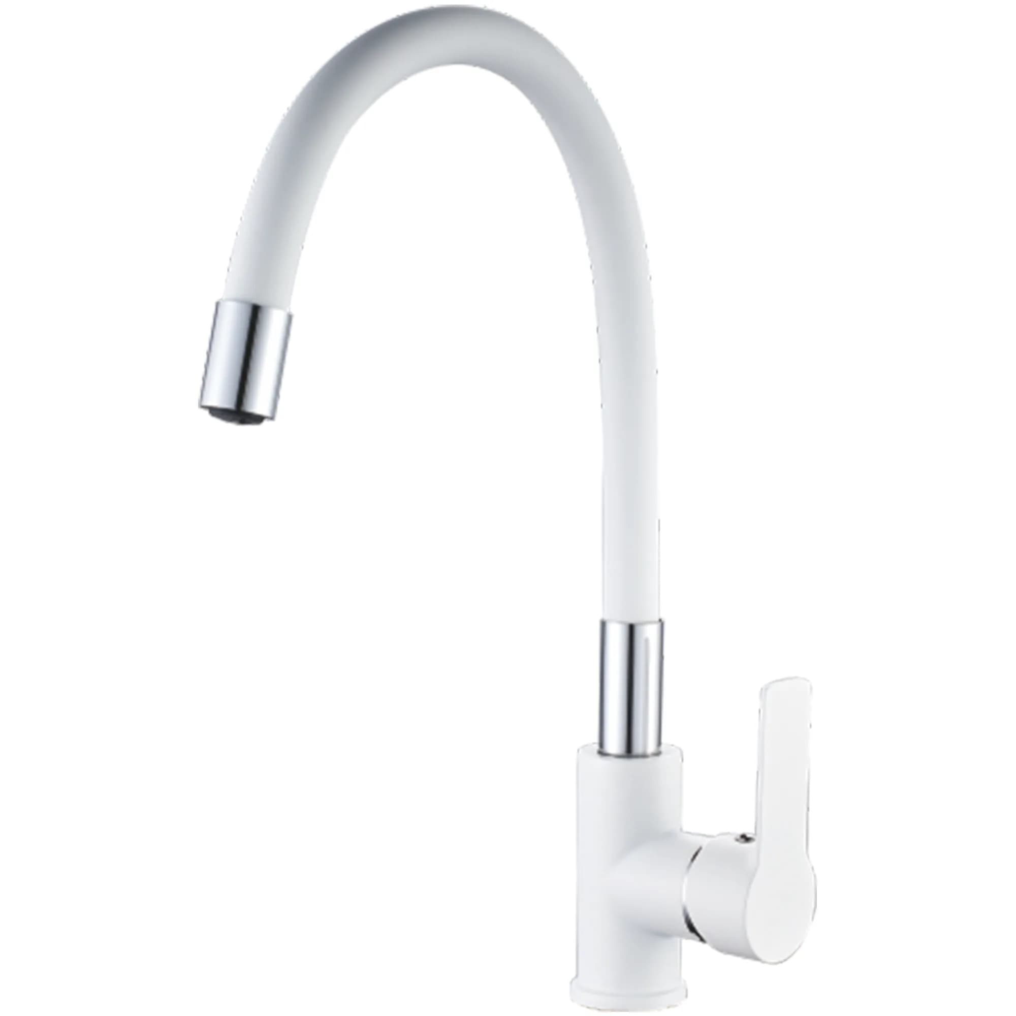 Смеситель для кухни Haiba HB 70113-8, белый