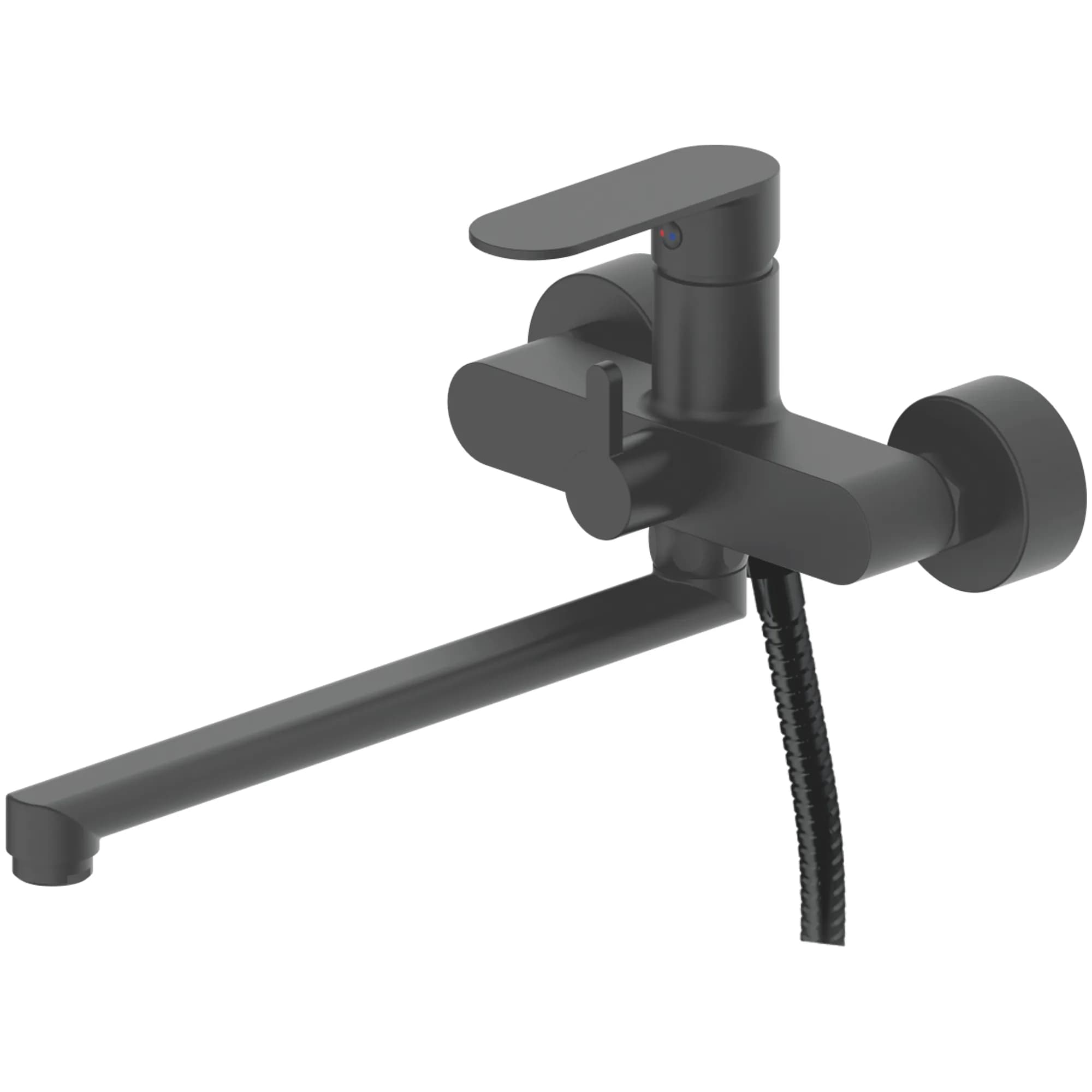Смеситель для ванны Haiba HB 22590-7, черный