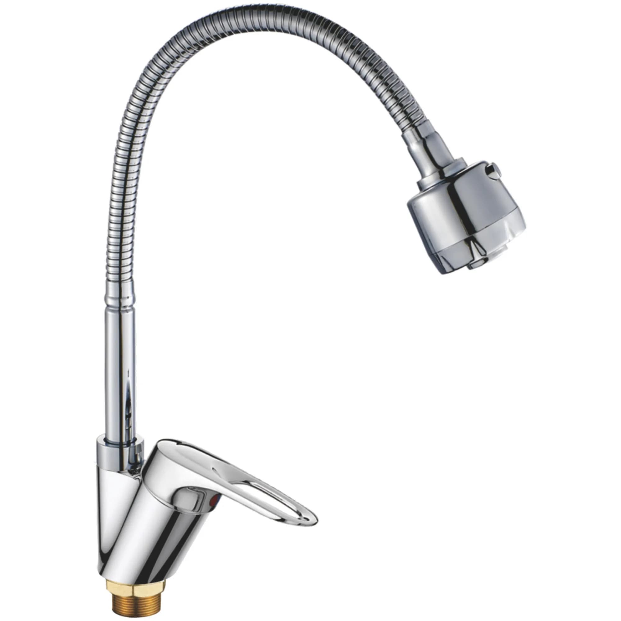 Смеситель для кухни Haiba HB 4304-3, хром