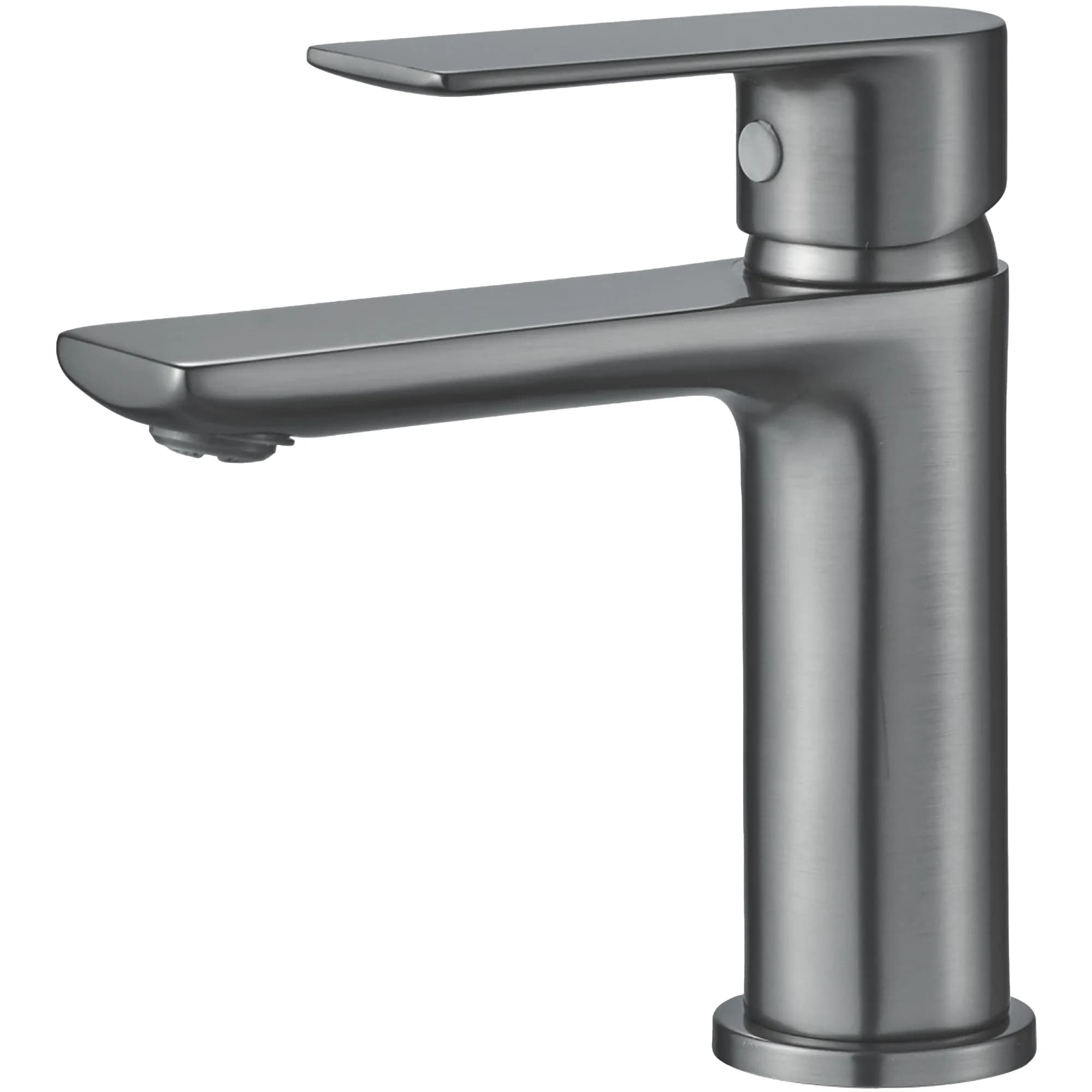 Смеситель для раковины, латунь, оружейная сталь HB 10505-3