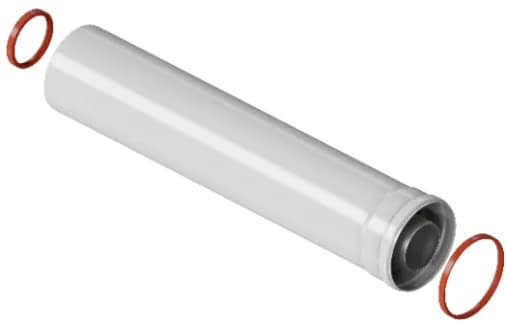 ROMMER RCA-6010-000250 Удлинитель дымохода коакс. раструбн. 60/100 L 250