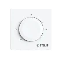 STOUT Термостат универсальный 3А, ON/OFF белый