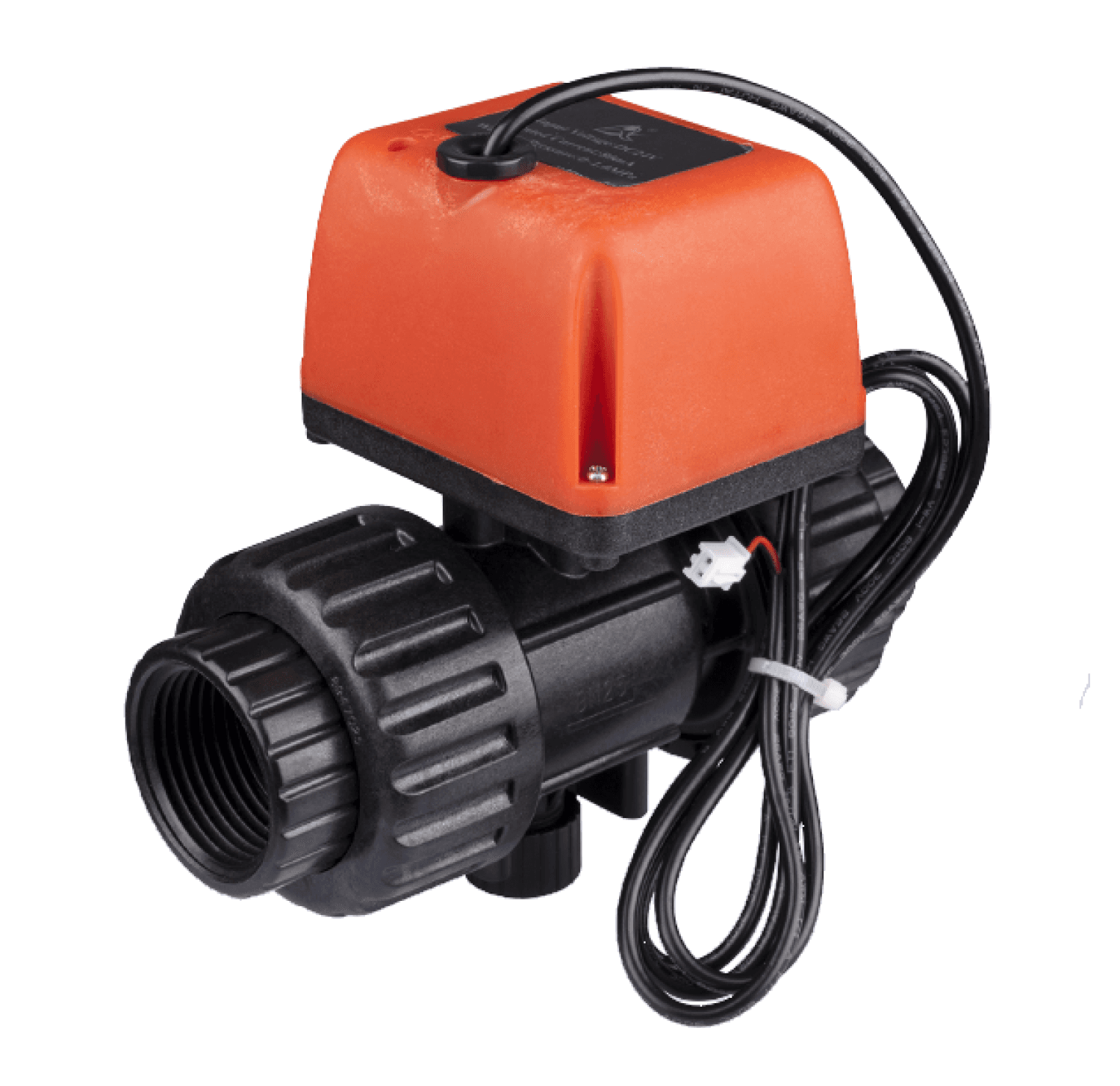Кран электроприводный Runxin Q911413D-40 PN16 (Двухходовой, резьба, SS316L, 24VDC)