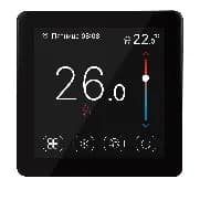 STOUT Терморегулятор теплого пола 16А, TFT, NTC 10К -2м, черный