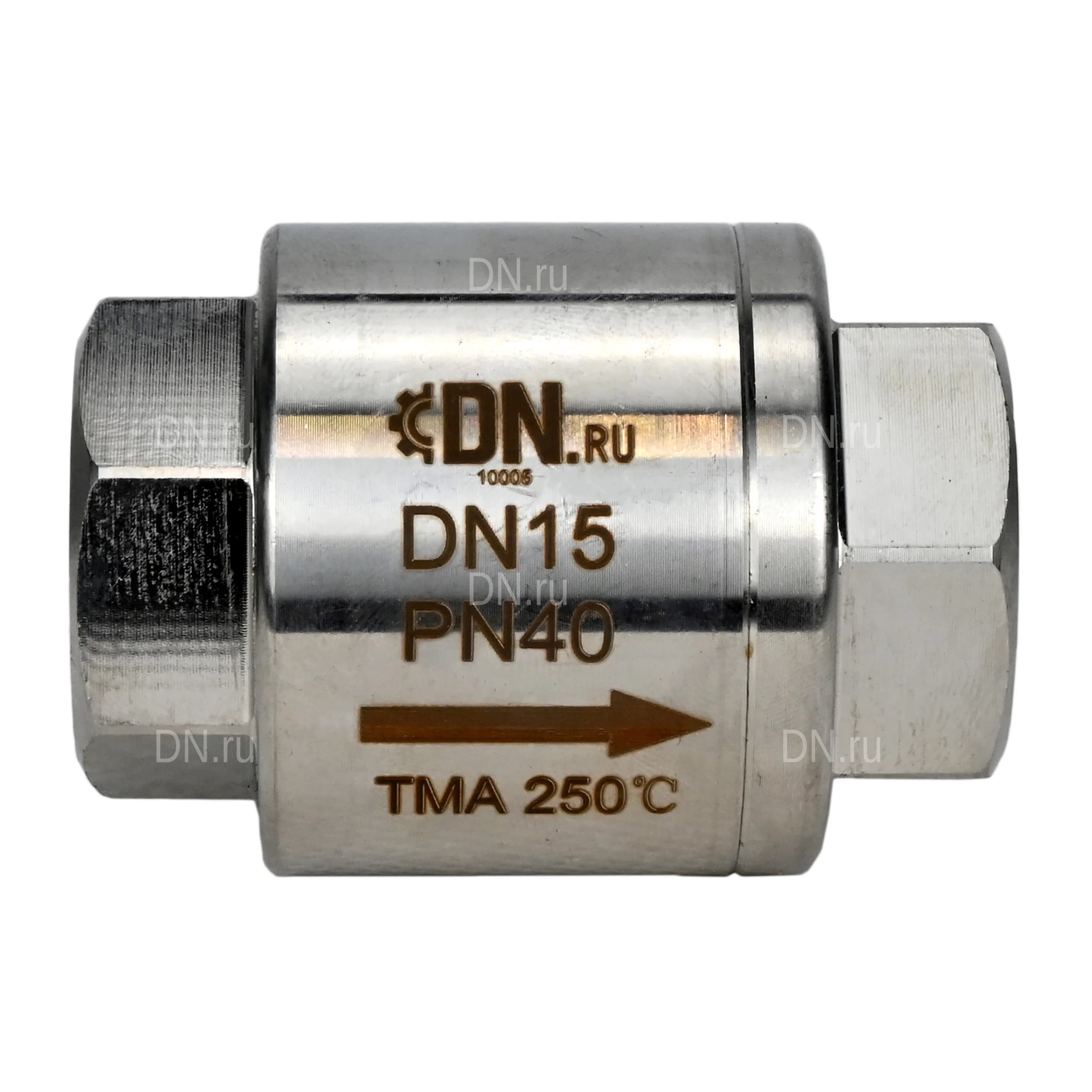 Конденсатоотводчик термостатический DN.ru STS3131P-T 1′′ Ду25 Ру40 резьбовой, корпус - нержавеющая сталь AISI 304, уплотнение - PTFE
